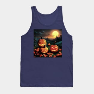 Jackolantern Halloween Tank Top